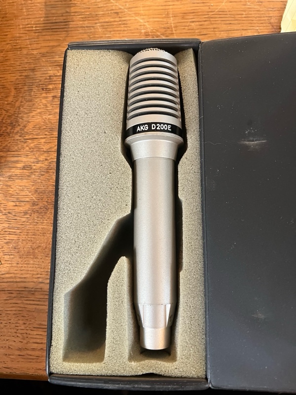 AKG D200E Microphone 1970’s
