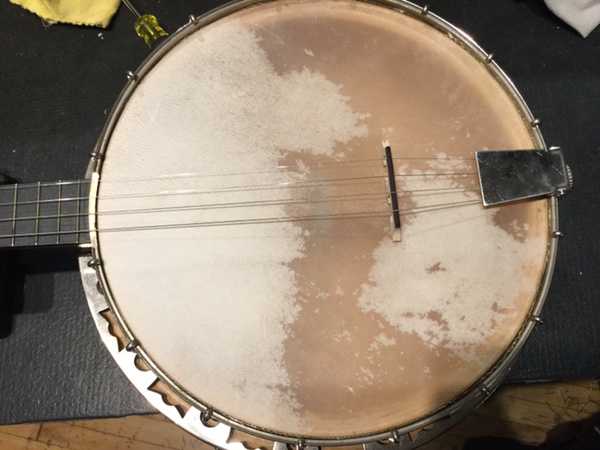 Vintage Tenor Banjo Maple Slingerland, Maple neck